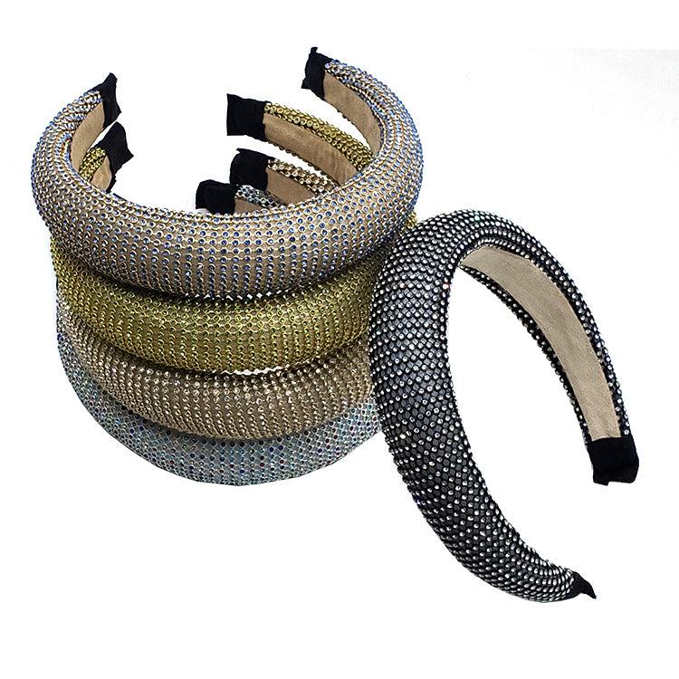 Diadema Super Flash De Aleación De Diamantes De Imitación al por mayor