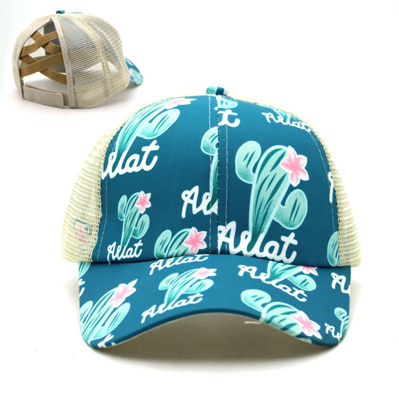 Capilla de béisbol de cola de caballo impresa de algodón Aztec de algodón al por mayor