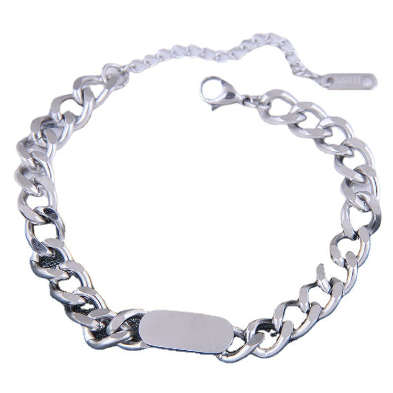 Wholesale Simple Titanium Steel Bracelet