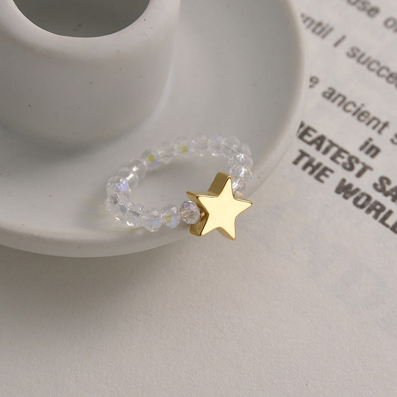 Anillo de corazón de amor de acero inoxidable al por mayor