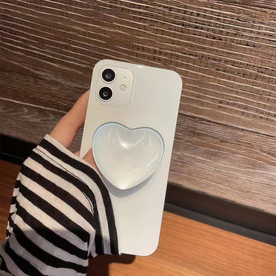 Wholesale Solid Color Love Phone Airbag Holder