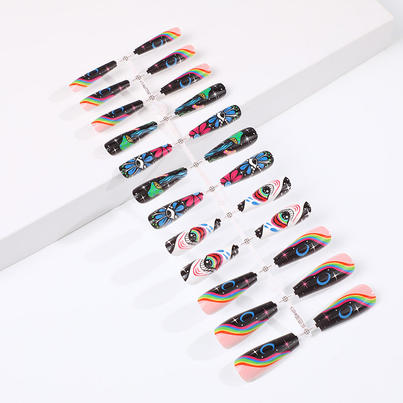 Wholesale Star Sky Eye Resin Nail Stickers