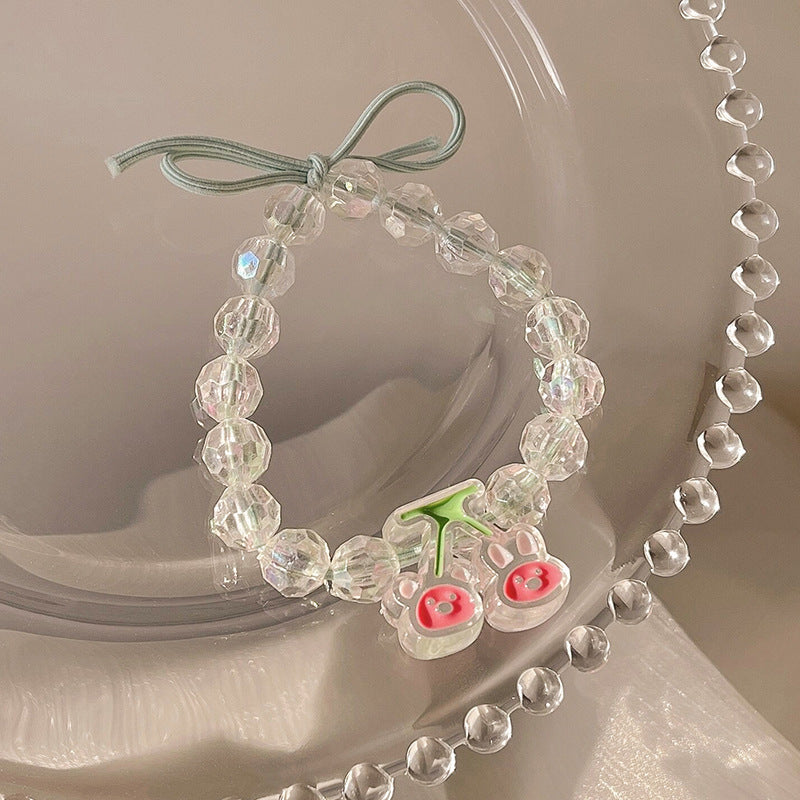 Wholesale Yellow Duck Tulip Acrylic Beaded Bracelet