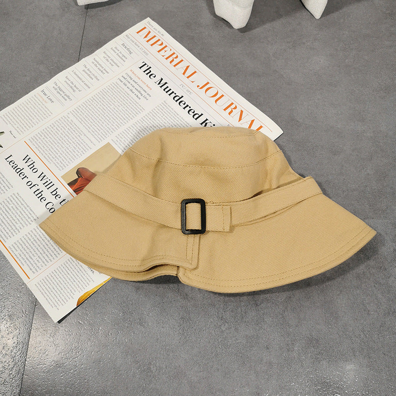 Wholesale Cotton Polyester Irregular Rectangular Buckle Fisherman Hat