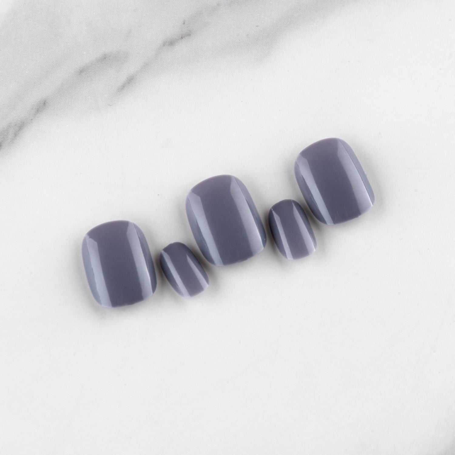 Wholesale Short Glossy Plastic Nail Stickers