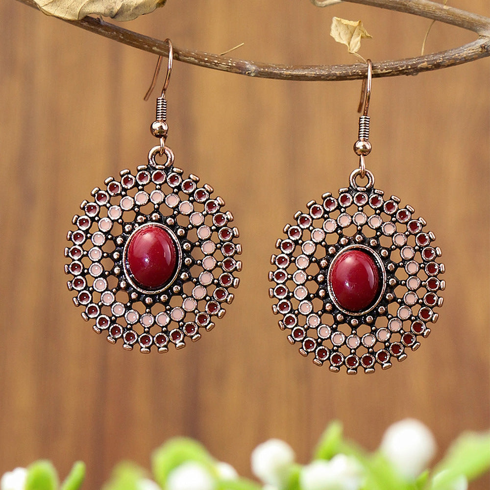 Wholesale Bohemian Vintage Alloy Earrings