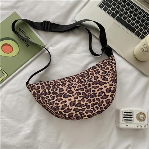 Wholesale Oxford Cloth Leopard Cow Pattern Messenger Bag