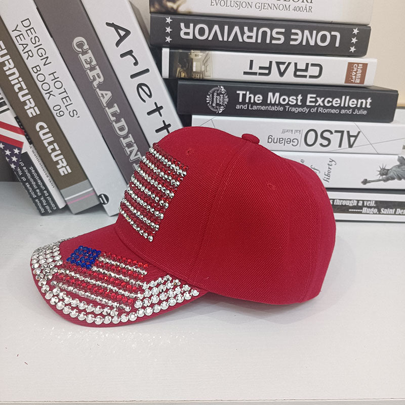 Wholesale Polyester American Flag Baseball Caps