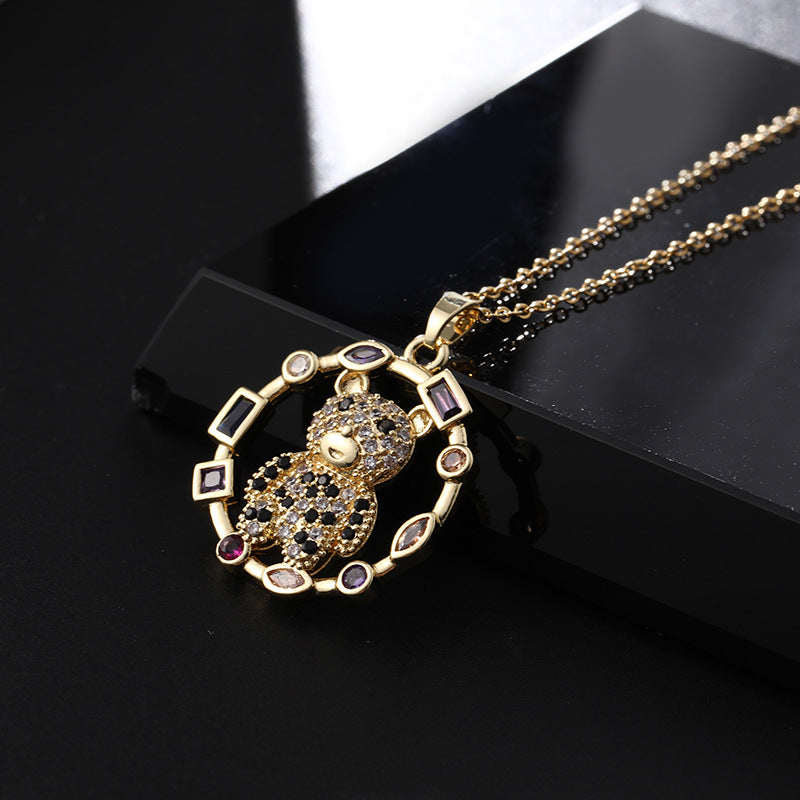 Wholesale 18K Gold Plated Snake Pendant Copper Necklaces