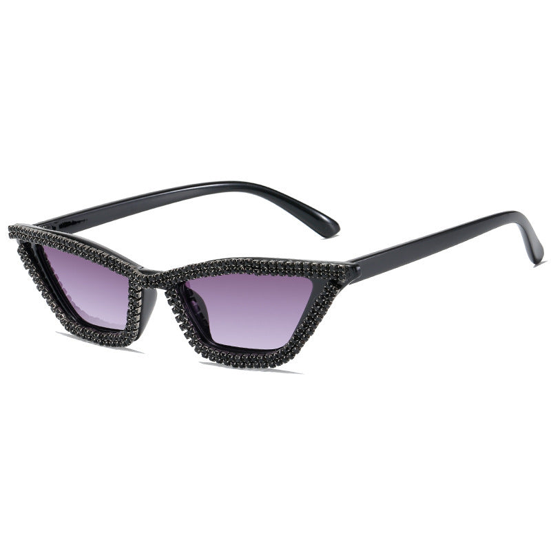 Wholesale PC Cat Eye Diamond Sunglasses