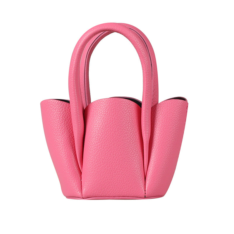 La bolsa de mensajero al por mayor del pétalo de la flor del nuevo estilo de la PU