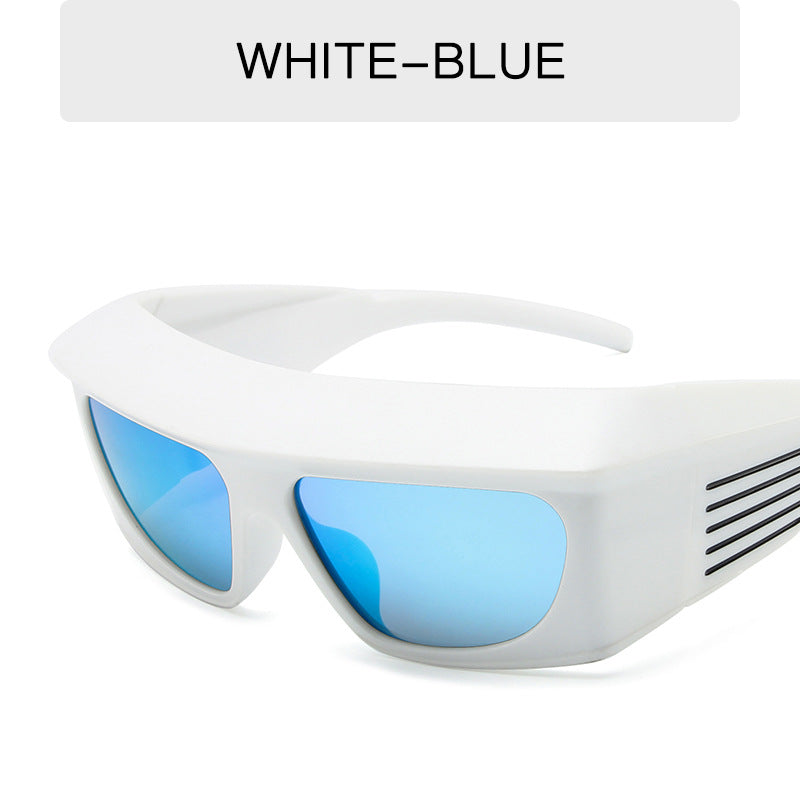 Wholesale PC Large Frame Rectangular Sunglasses
