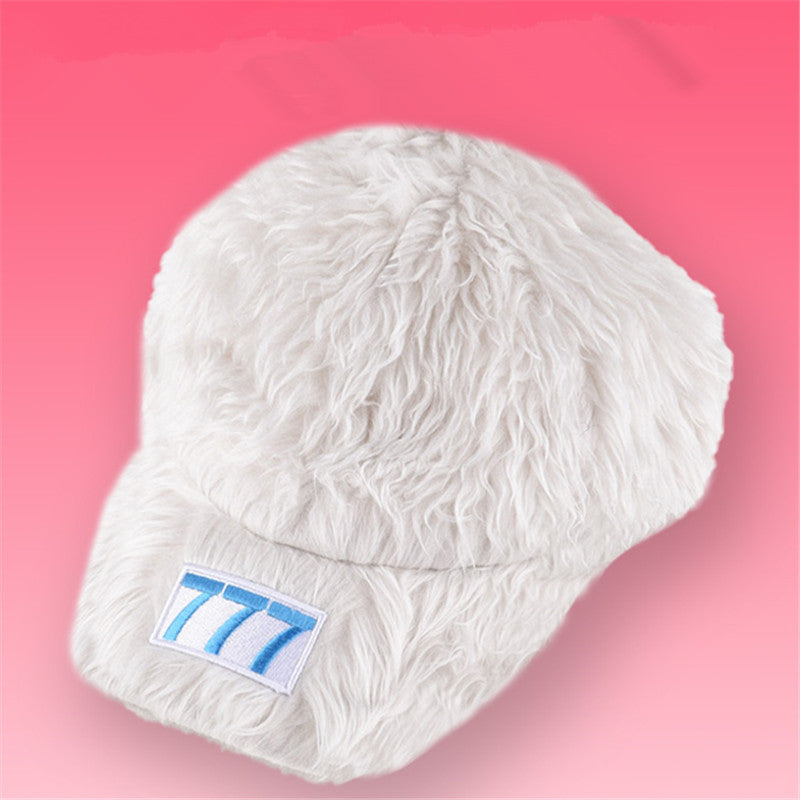 Wholesale 2023 Autumn Winter Color Plush 777 Baseball Cap