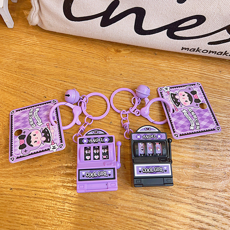 Llavero de la consola de juego rockero de goma suave al por mayor