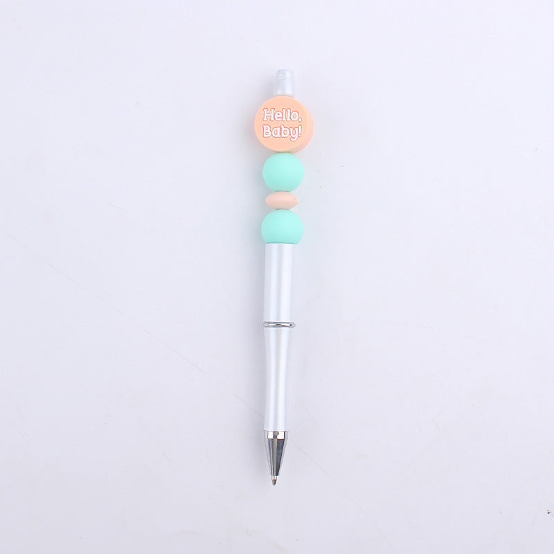 Wholesale Cartoon Baby Round Silicone DIY Bead Pen