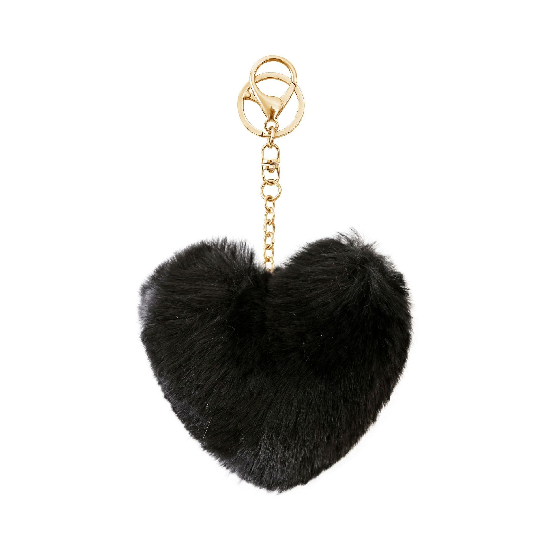 wholesale Alloy Love Pom Tassel Keychain