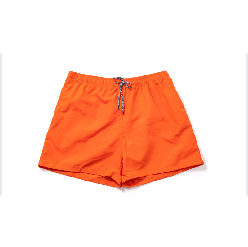 Wholesale Solid Color Men's Board Shorts Polyester Swimwear