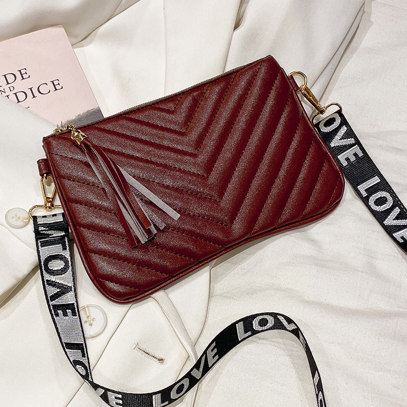 Bolso de hombro de bordado PU al por mayor