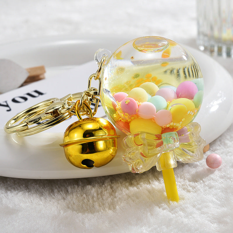 Wholesale Acrylic Oiled Lollipop Creative Key Chain