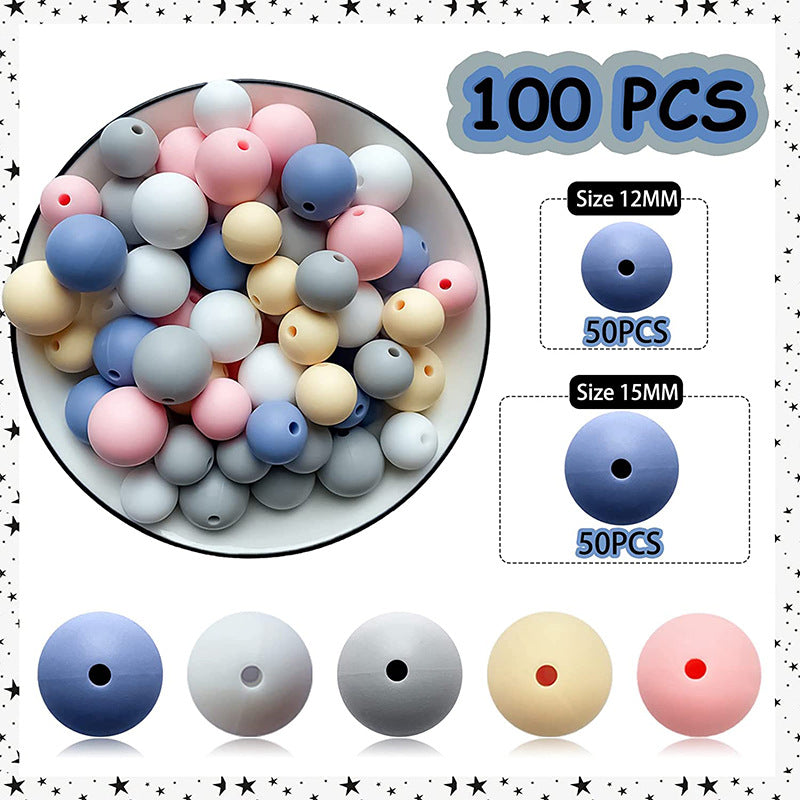 Cuentas de decoración de vacaciones de silicona al por mayor