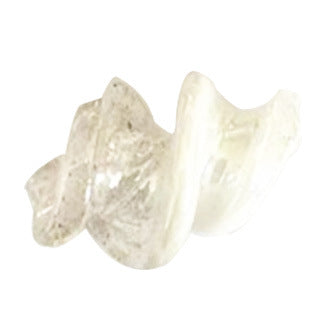 100 piezas al por mayor de 1.6cm cuentas de vidrio de rizado de dos colores de dos colores