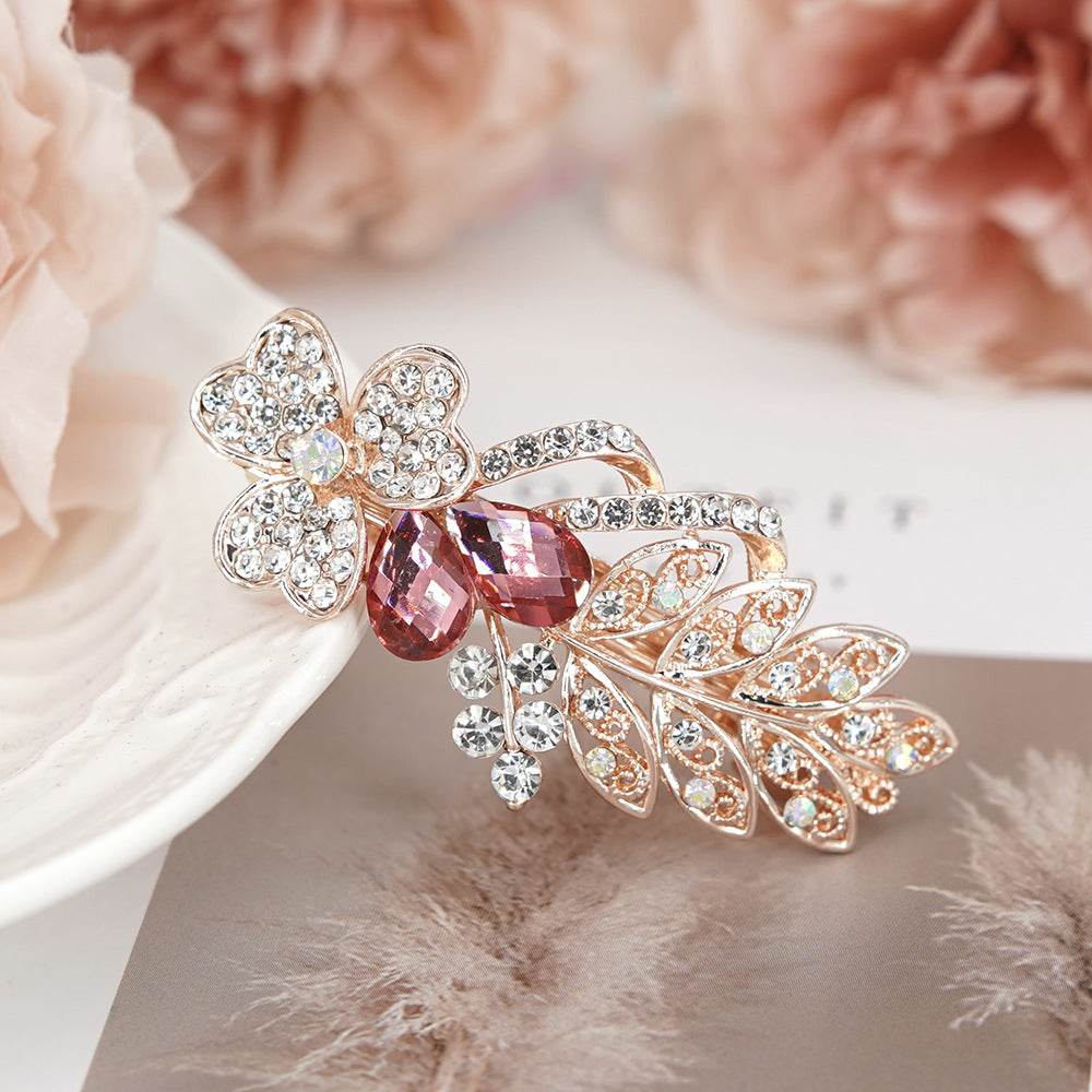 Wholesale Hollow Floating Leaf Spring Alloy Hair Clips