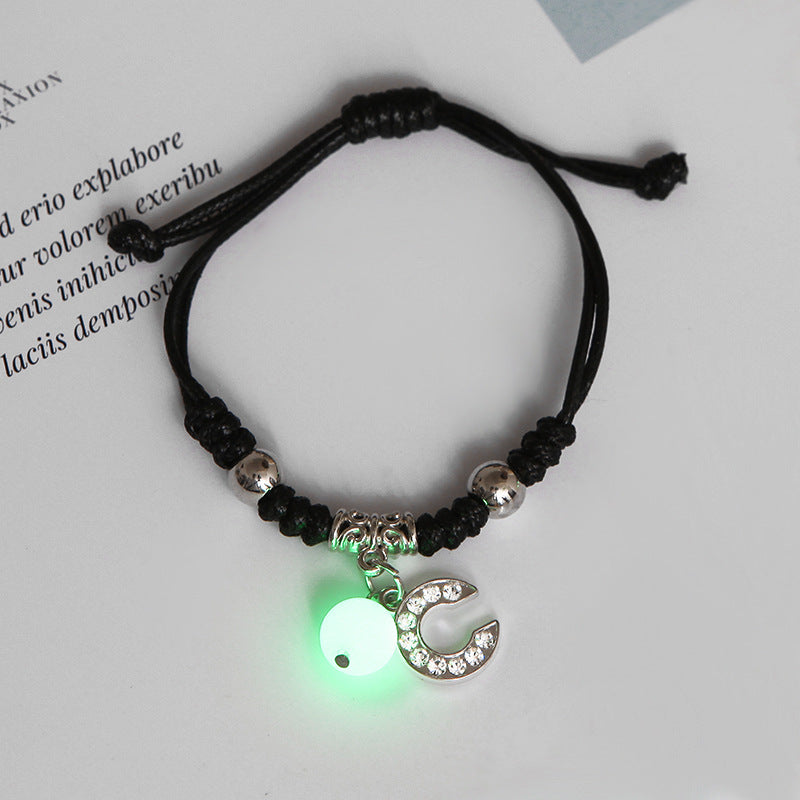 Pulsera Luminosa De Alfabeto Inglés De Aleación al por mayor