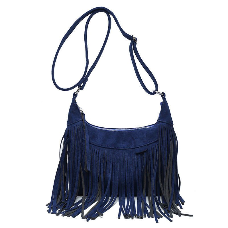 Wholesale Tassel Large Capacity PU Shoulder Bag