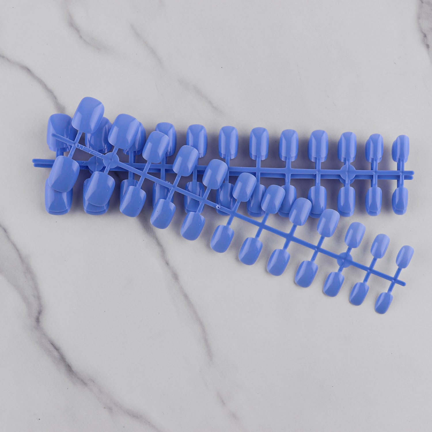 Wholesale Short Glossy Plastic Nail Stickers