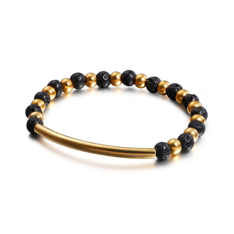 Wholesale Multicolor Turquoise Beads Stainless Steel Bracelet