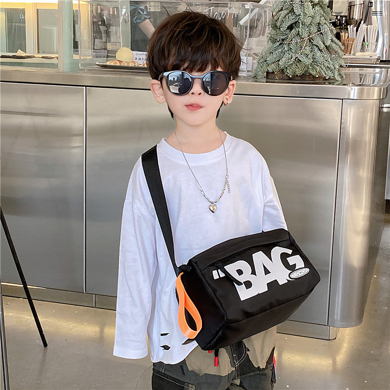 Wholesale Oxford Fabric Fluorescent Color Cylinder Messenger Bag