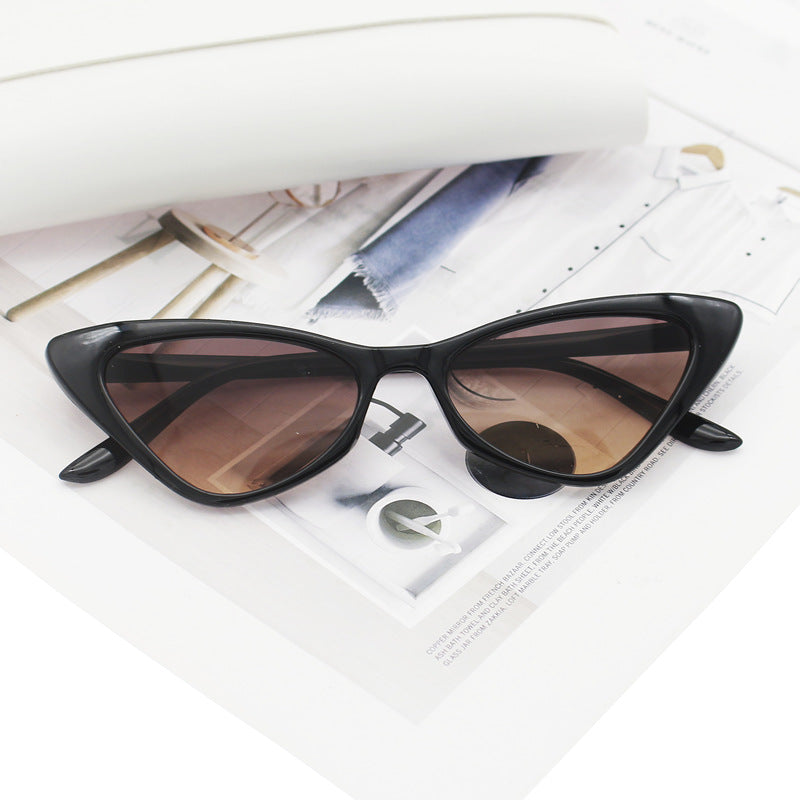 Wholesale PC Triangular Cat Eye Small Frame Sunglasses