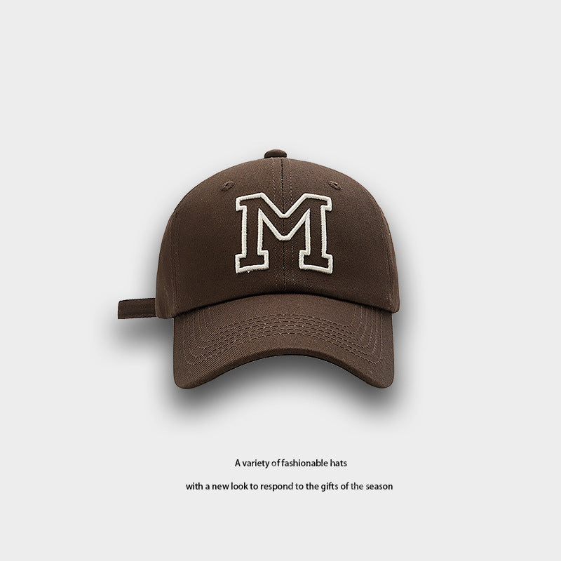 Wholesale M Letter Embroidery Cotton Hat