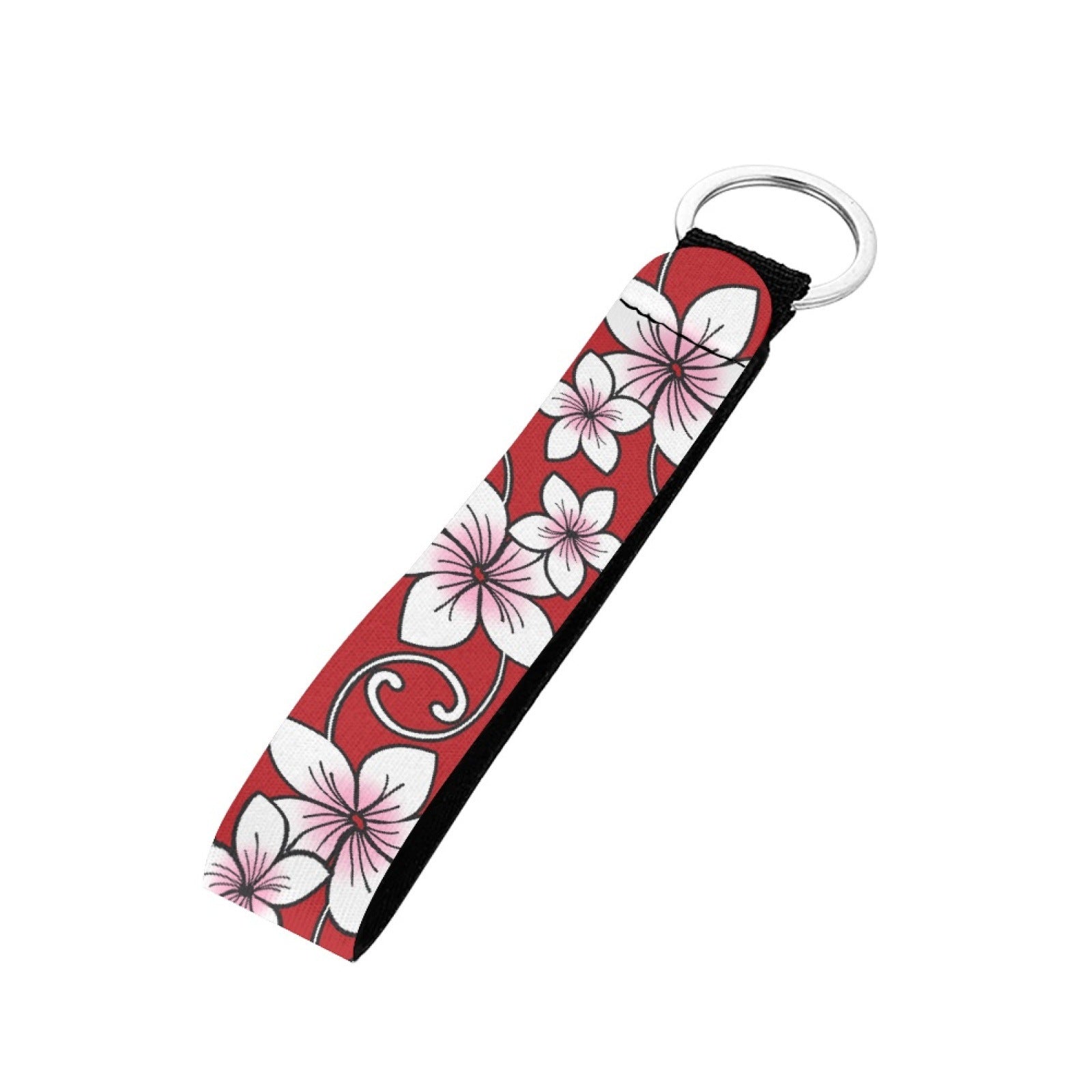 Wholesale Webbing Boho Tie Dye Lanyard Keychain