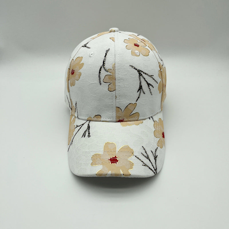 Gorra De Béisbol De Flores De Algodón al por mayor