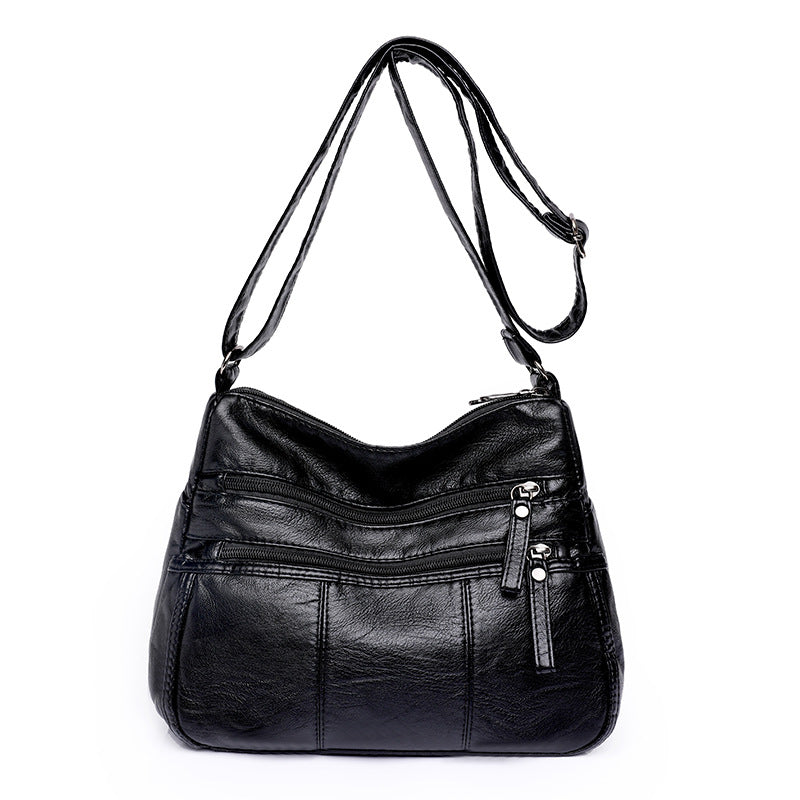 Wholesale Large Capacity PU Soft Leather Texture Crossbody Bags