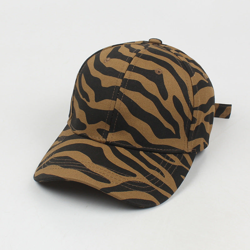 Wholesale Cotton Zebra Print Baseball Cap