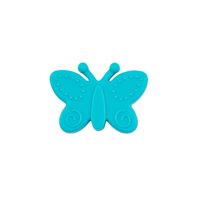 Wholesale 20PCS 15MM Colorful Butterfly Silicone Beads