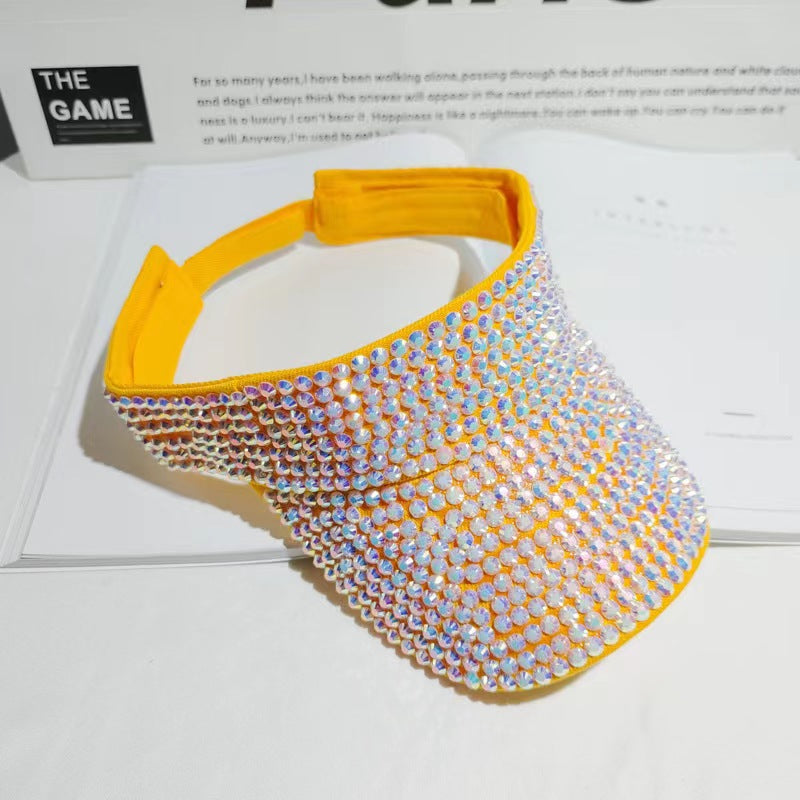 Sombrero vacío de diamantes de lona al por mayor