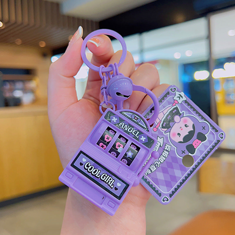 Llavero de la consola de juego rockero de goma suave al por mayor