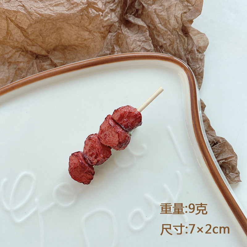 Wholesale Imitation Food Silicone Hair Clips