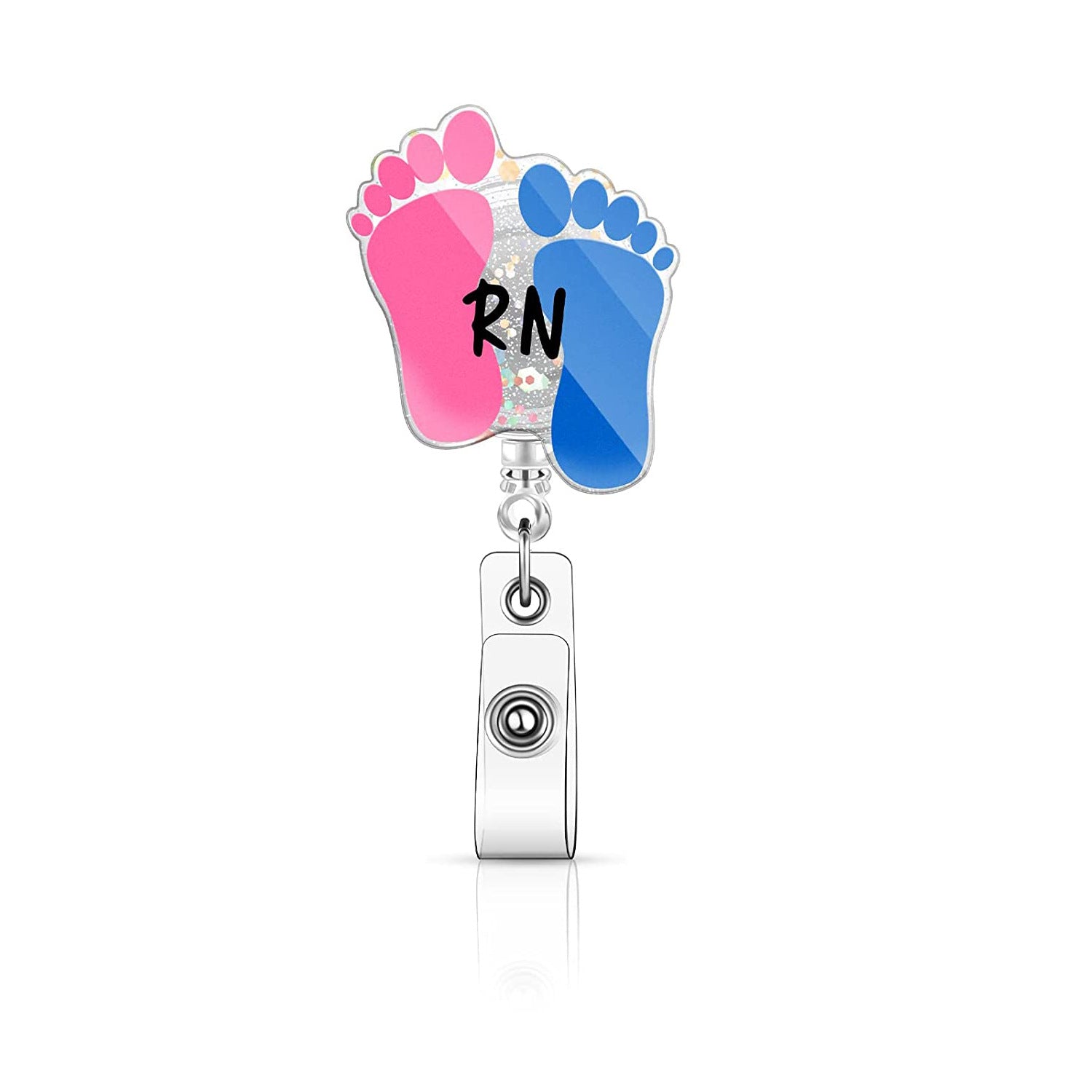Wholesale Acrylic Nurse Doctor Retractable Keychain