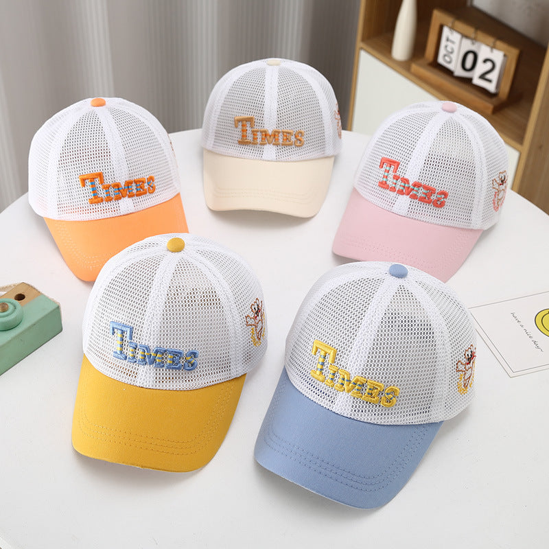 Wholesale Cotton Kids Sunshade Thin Baseball Cap