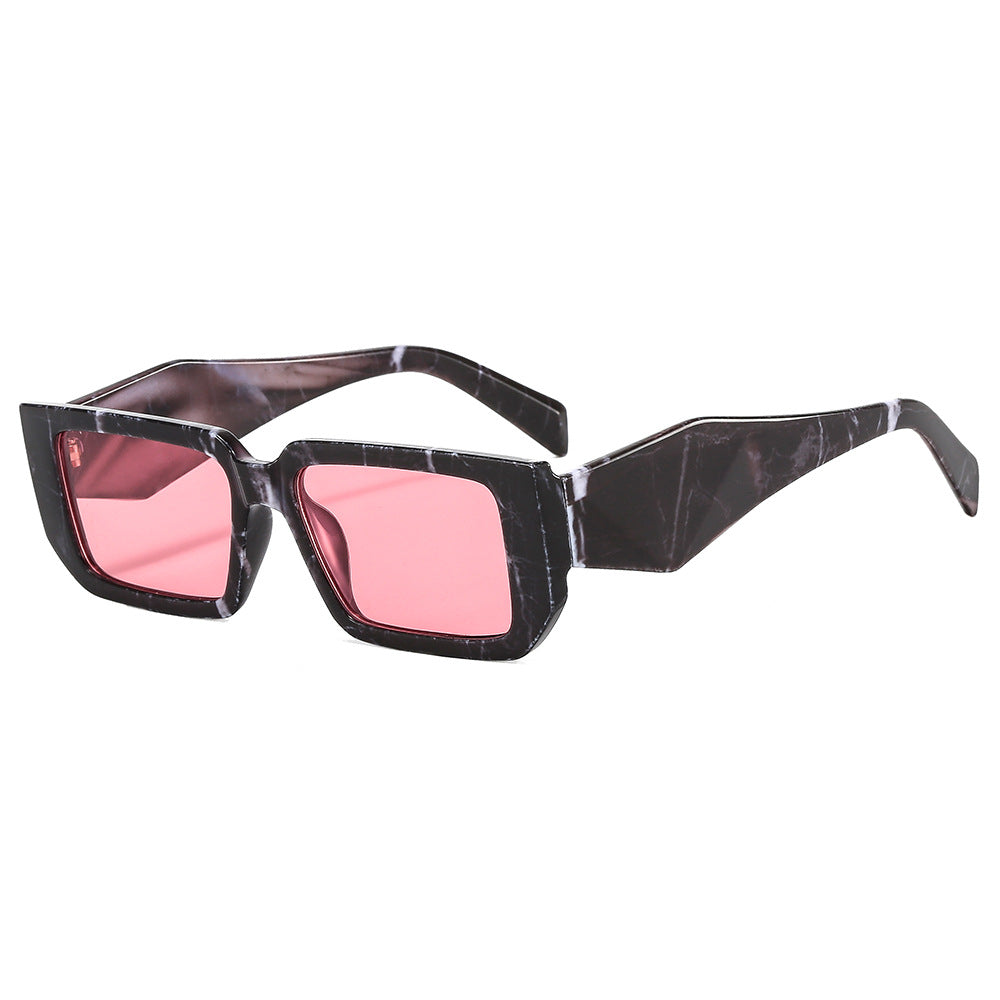 Wholesale Square Wide Leg Small Frame PC Sunglasses