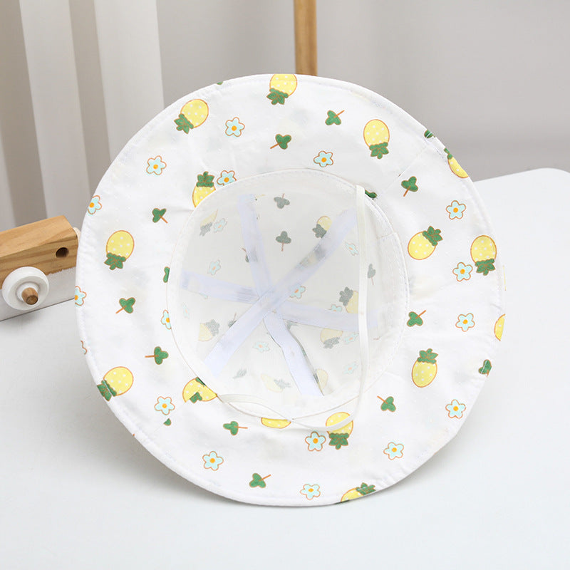 Wholesale of Cotton Thin Large Brim Children's Fisherman Hats