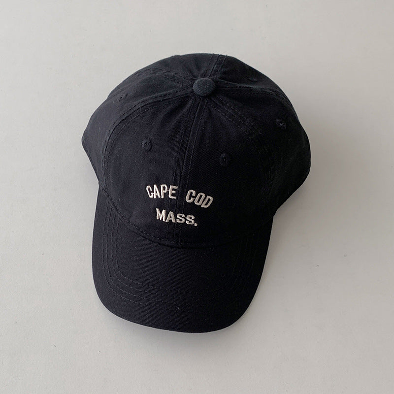 Gorra de béisbol de algodón puro con sombrilla y protector solar para niños al por mayor