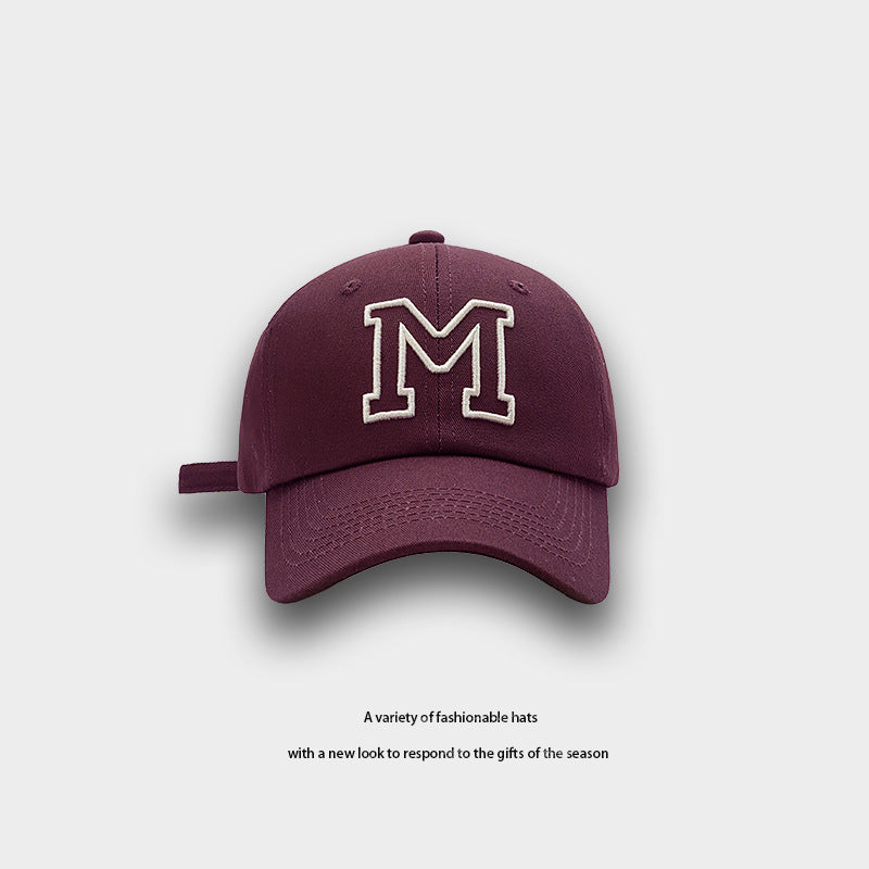 Wholesale M Letter Embroidery Cotton Hat