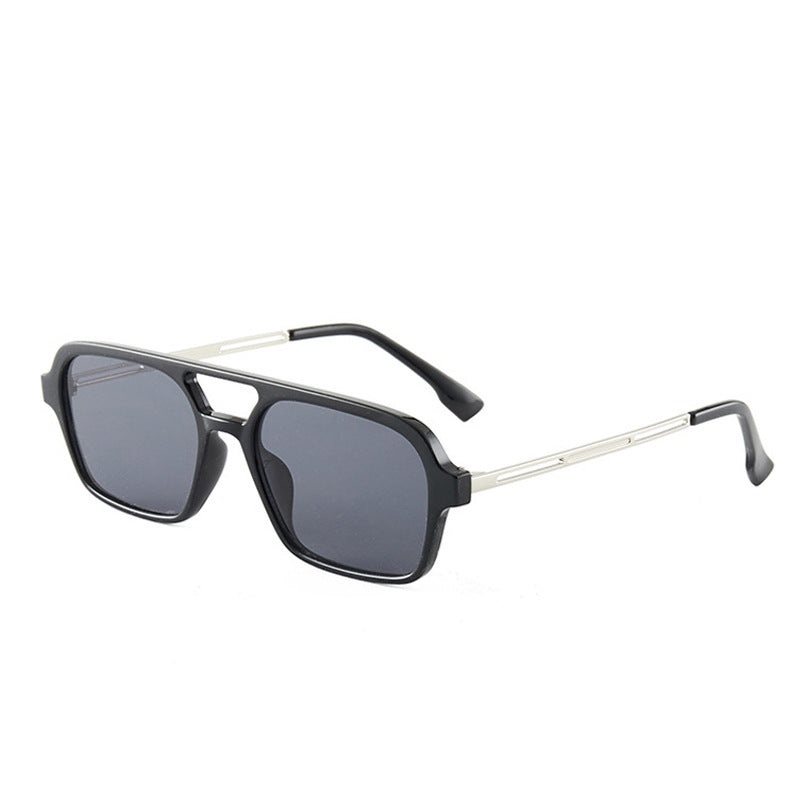 Wholesale PC Double-beam Small Box Men's Sunglasses