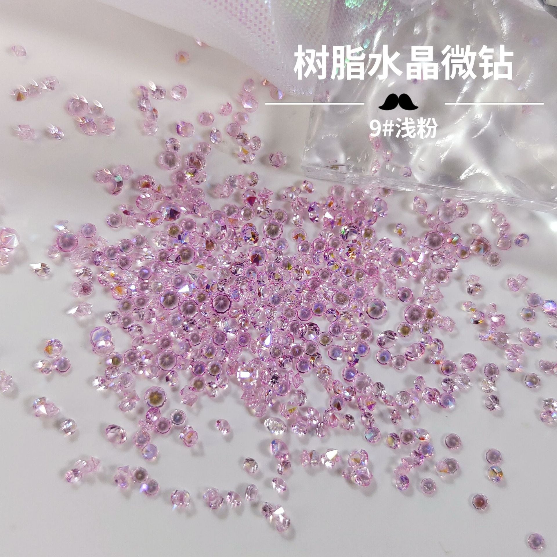 Wholesale Resin Small Diamond Crystal Multi-color Boxed