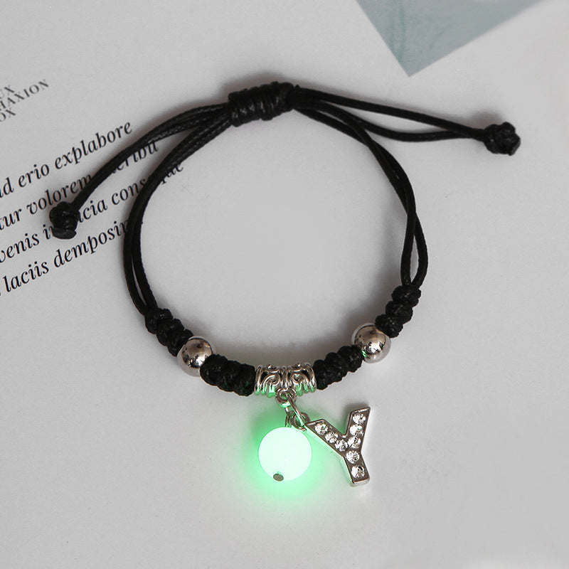 Pulsera Luminosa De Alfabeto Inglés De Aleación al por mayor